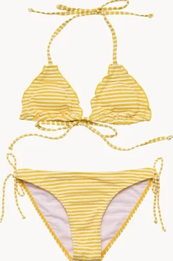 Snapper Rock Girls Sunshine Stripe Tri Set