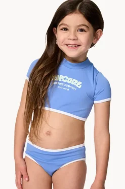 Rip Curl Girls Surf Puff Crop Suntop Set