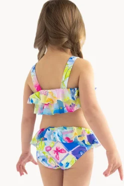 Seafolly Girls Girls Surrealism Frill Crop Set