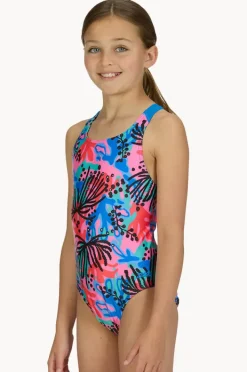 Zoggs Girls Sway Flyback One Piece