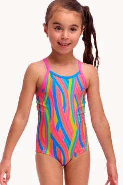 Funkita Girls Swirly Straws One Piece
