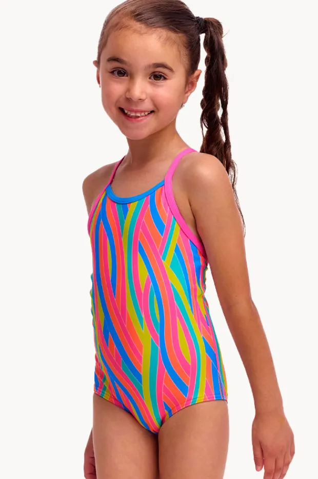 Funkita Girls Swirly Straws One Piece