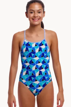 Funkita Girls Tetra Tonic Diamond Back One Piece