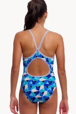 Funkita Girls Tetra Tonic Diamond Back One Piece