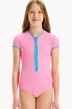 Seafolly Girls Girls Textured Contrast Sunsuit
