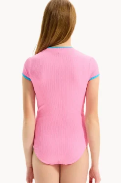 Seafolly Girls Girls Textured Contrast Sunsuit