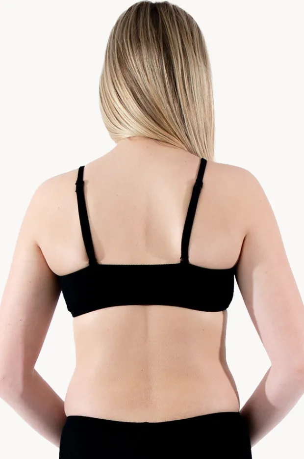 Base Swim Girls Textured Scoop Crop