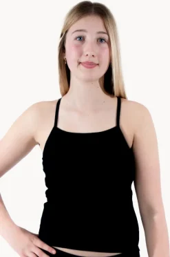 Base Swim Girls Textured Scoop Tankini Separate