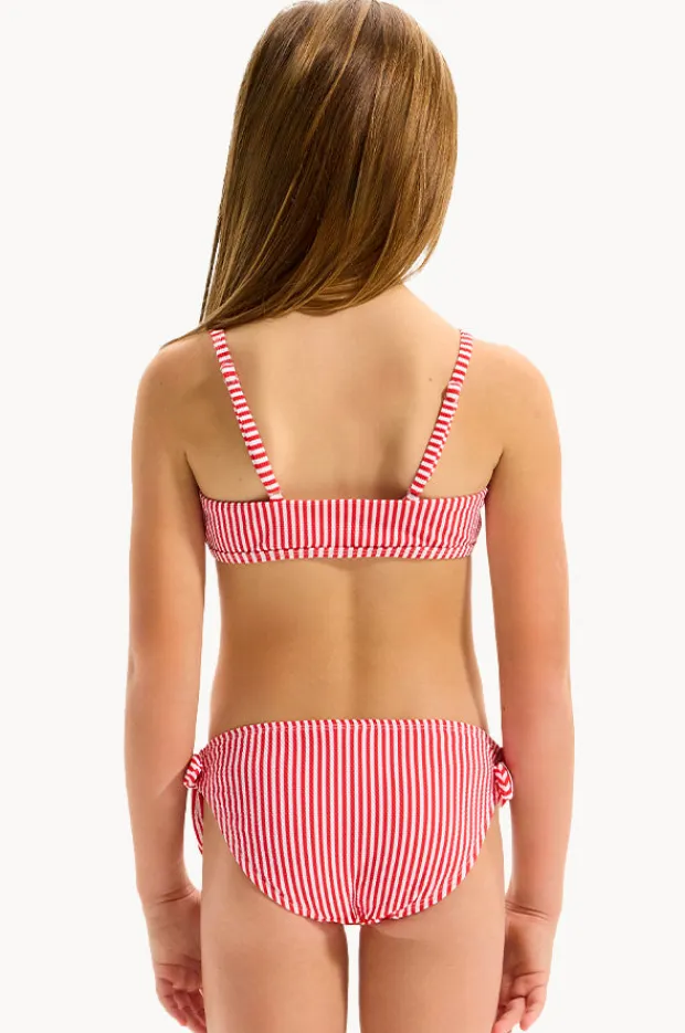 Seafolly Girls Girls Textured Stripe Tie Bralette Set