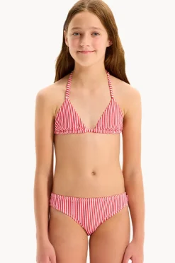 Seafolly Girls Girls Textured Stripe Tri Set