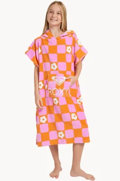 Roxy Girls Tic Tac Fleur Stay Magical Hooded Towel