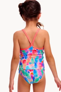 Funkita Girls Tickle Pink Tankini Set