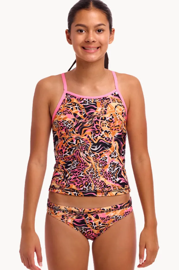 Funkita Girls Tipsy Tiger Tankini Set
