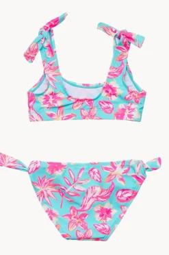 Snapper Rock Girls Tropical Glow Crop Set