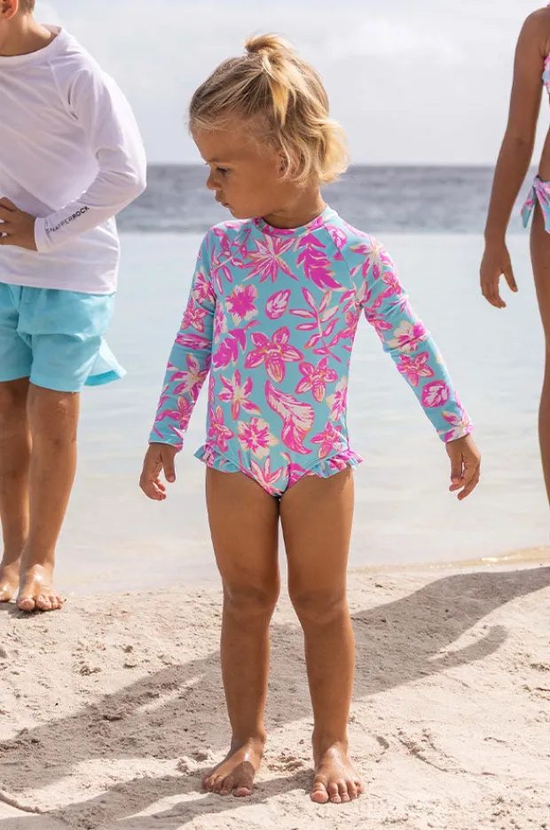 Snapper Rock Girls Tropical Glow Sunsuit