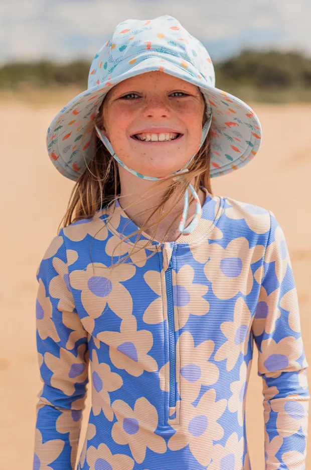 Acorn Girls Tropical Reef Swim Hat
