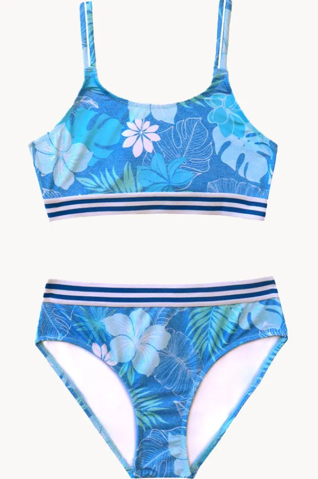 Salty Ink Girls Tropicana Crop Set