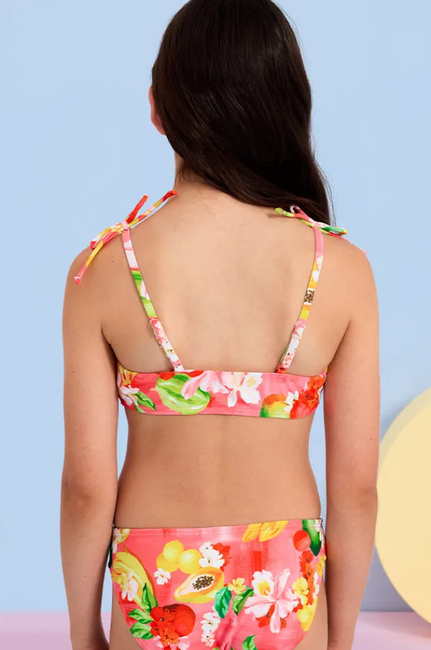 Seafolly Girls Girls Tropique Tie Crop Set