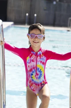 Zoggs Girls Twister Sunsuit