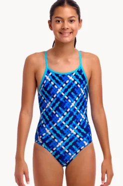 Funkita Girls Under Over Diamond Back One Piece