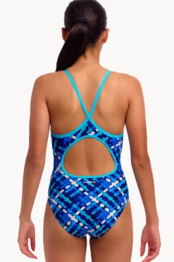 Funkita Girls Under Over Diamond Back One Piece