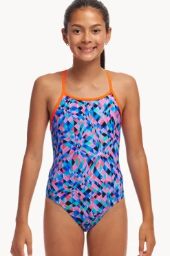 Funkita Girls Warp Tour Diamond Back One Piece