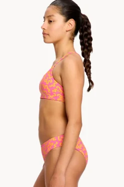 Modibodi Girls Wavy Cross Back Crop Set