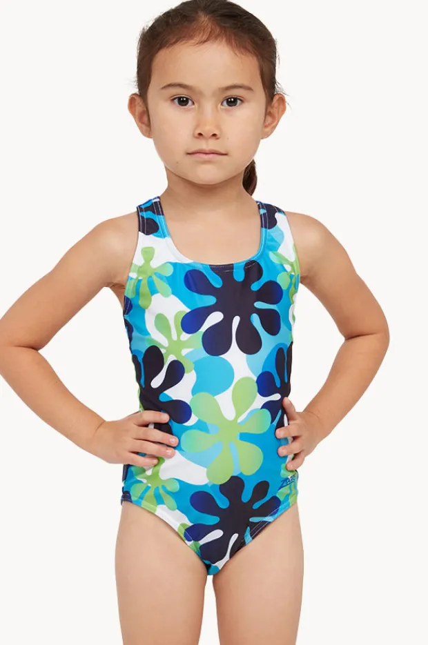 Zoggs Girls Wild Child Action Back One Piece