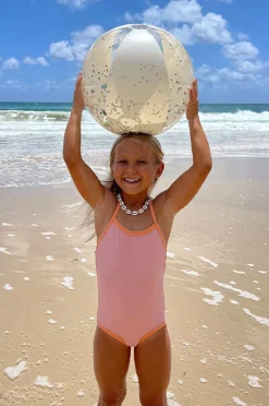 Sunny Life Glitter Cotton Candy Inflatable Beach Ball