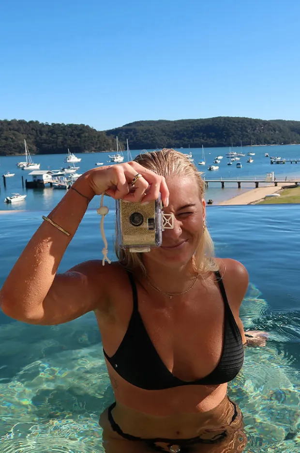 Women Sunny Life Glitter Underwater Camera