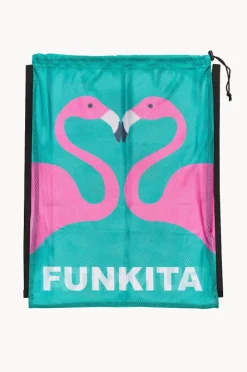 Women Funkita Go Flamingo Mesh Gear Bag