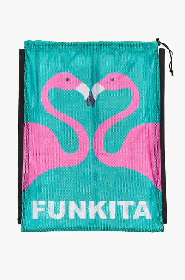 Women Funkita Go Flamingo Mesh Gear Bag