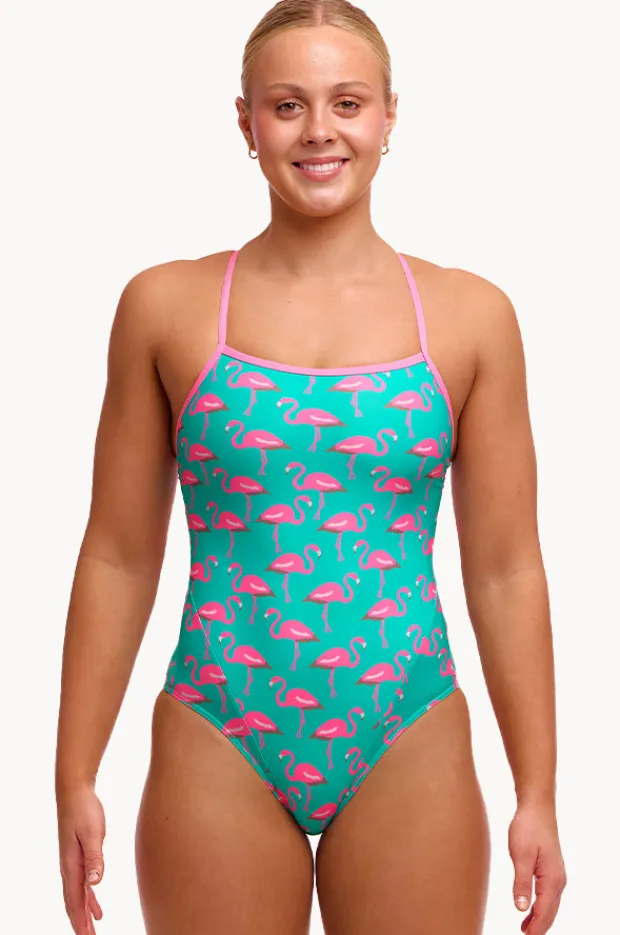 Women Funkita Go Flamingo Single Strap One Piece