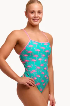 Women Funkita Go Flamingo Single Strap One Piece