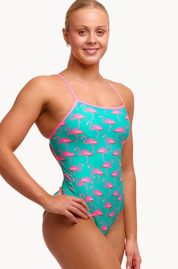 Women Funkita Go Flamingo Single Strap One Piece