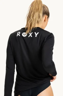 Women Roxy Happy Waves Long Sleeve Suntop