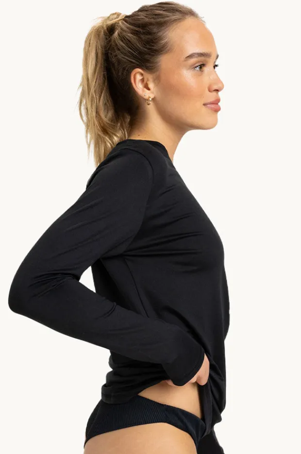 Women Roxy Happy Waves Long Sleeve Suntop