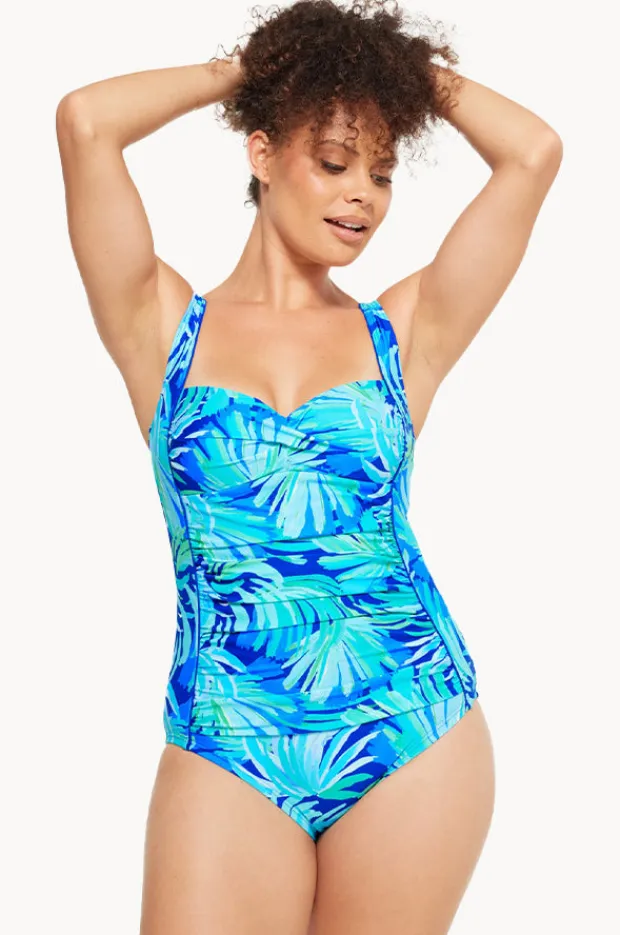 Women Togs Havana Sweetheart Ruched One Piece