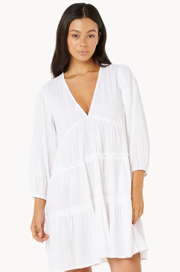 Women Rip Curl Haze 3/4 Sleeve Mini Dress