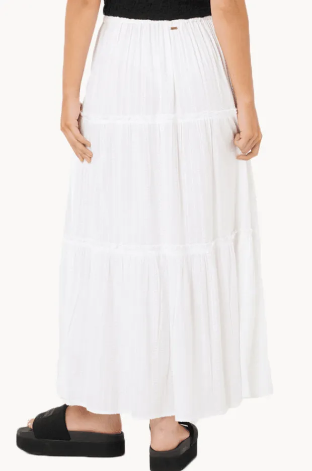 Women Rip Curl Haze Tiered Maxi Skirt