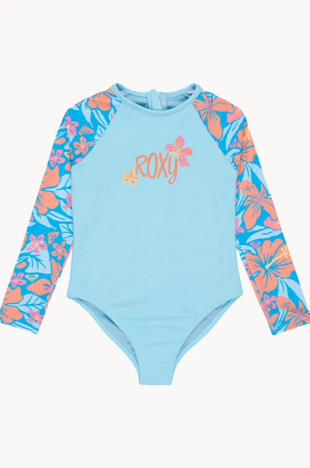 Roxy Hibiscus Hugs Long Sleeve Sunsuit