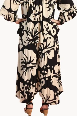 Women Bodacious Hideaway Hibiscus Sydney Wide Leg Pant