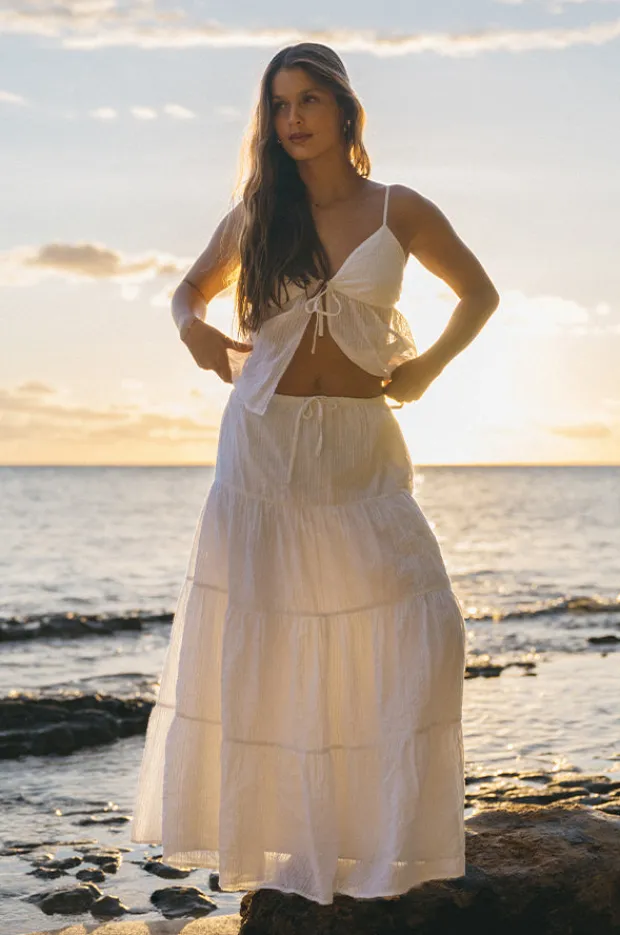 Women Billabong High Tides Maxi Skirt