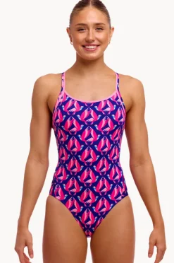 Women Funkita Ho Hum Diamond Back One Piece