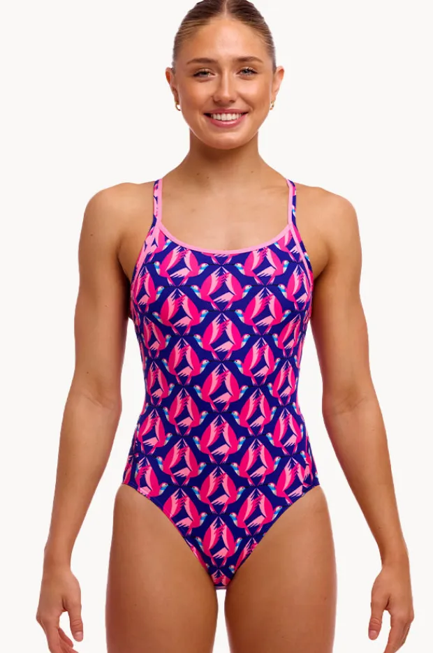 Women Funkita Ho Hum Diamond Back One Piece