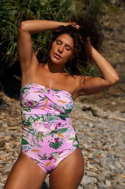 Women Capriosca Honolulu Twist Bandeau One Piece