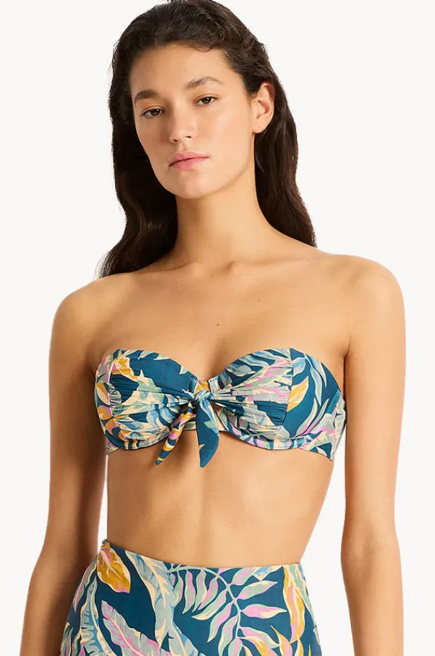 Women Monte u0026 Lou Huahine Tie Front Balconette Bra