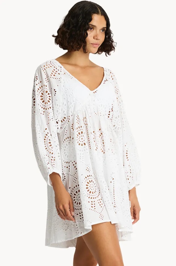 Women Sea Level Ibiza Boho Short Dress