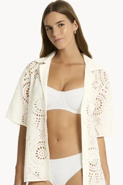 Women Sea Level Ibiza Bowling Shirt
