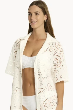 Women Sea Level Ibiza Bowling Shirt